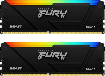 Kingston FURY Beast RGB DIMM Kit 16GB, DDR4-3733, CL19-23-23