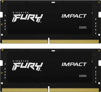 Kingston FURY Impact SO-DIMM Kit 16GB, DDR5-4800, CL38-38-38, on-die ECC
