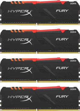 Kingston FURY RGB DIMM Kit 128GB, DDR4-3000, CL16-19-19