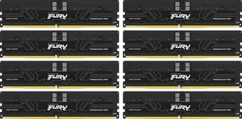 Kingston FURY Renegade Pro RDIMM Kit 256GB, DDR5-6400, CL32-39-39, reg ECC