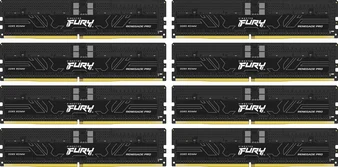 Kingston FURY Renegade Pro RDIMM Kit 256GB, DDR5-6400, CL32-39-39, reg ECC, on-die ECC