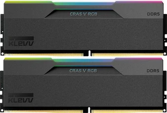 Klevv Cras V RGB DIMM Kit 32GB, DDR5-7200, CL34-44-44-84, on-die ECC