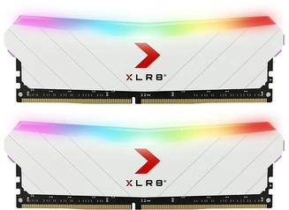 PNY XLR8 Gaming Epic-X RGB White Edition UDIMM 16GB Kit, DDR4-3200, CL16-18-18-36