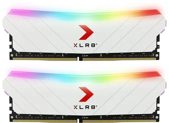 PNY XLR8 Gaming Epic-X RGB White Edition DIMM Kit 32GB, DDR4-3200, CL16-18-18-36