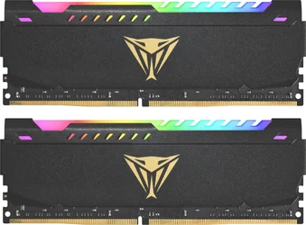 Patriot Viper Steel RGB DIMM Kit 16GB, DDR4-3200, CL18-22-22-42