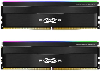 Silicon Power XPOWER Zenith RGB black DIMM Kit 64GB, DDR5-6000, CL30-38-38-96
