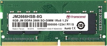 Transcend JetRam SO-DIMM 8GB, DDR4-2666, CL19-19-19