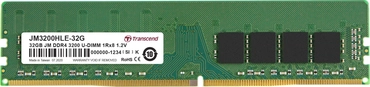 Transcend JetRam UDIMM 32GB, DDR4-3200, CL22, 2RX8