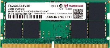 Transcend SO-DIMM 16GB, DDR5-4800, CL40, 1RX8