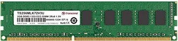 Transcend UDIMM 2GB, DDR3-1333, CL9-9-9, 2RX8, ECC