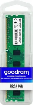goodram DIMM 8GB, DDR3-1600, CL11