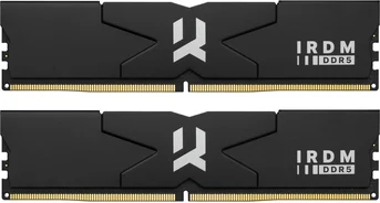 goodram IRDM BLACK SILVER DIMM Kit 64GB, DDR5-6000, CL30-38-38-96, on-die ECC
