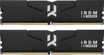 goodram IRDM BLACK SILVER DIMM Kit 64GB, DDR5-6400, CL32-38-38-102, on-die ECC