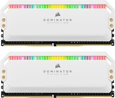 Corsair Dominator Platinum RGB White UDIMM 32GB Kit, DDR4-3200, CL16-20-20-38