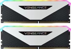 Corsair Vengeance RGB RT White UDIMM 16GB Kit, DDR4-3200, CL16-20-20-38