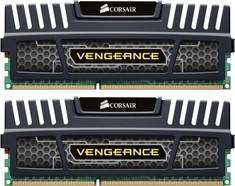 Corsair Vengeance черный DIMM Kit 8GB, DDR3-1600, CL9-9-9-24