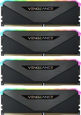 Corsair Vengeance RGB RT Gunmetal UDIMM 64GB Kit, DDR4-3600, CL18-22-22-42