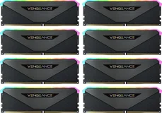 Corsair Vengeance RGB RT Gunmetal DIMM Kit 256GB, DDR4-3200, CL16-20-20-38