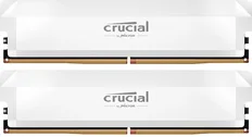 Crucial Pro Overclocking White DIMM Kit 32GB, DDR5-6400, CL38-40-40-84, on-die ECC