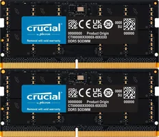 Crucial SO-DIMM Kit 64GB, DDR5-4800, CL40-39-39, on-die ECC