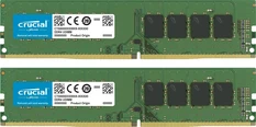 Crucial UDIMM 16GB Kit, DDR4-2400, CL17-17-17, 1RX8