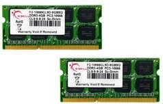 G.Skill SQ Series SO-DIMM 8GB Kit, DDR3-1333, CL9-9-9-24