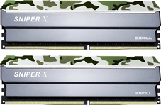 G.Skill SniperX Classic Camouflage DIMM Kit 32GB, DDR4-2400, CL17-17-17-39