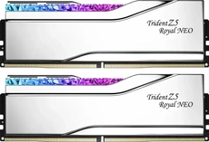 G.Skill Trident Z5 Royal NEO RGB Silver DIMM Kit 32GB, DDR5-6000, CL28-36-36-96