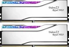 G.Skill Trident Z5 Royal NEO RGB Silver DIMM Kit 32GB, DDR5-6400, CL30-39-39-102