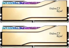 G.Skill Trident Z5 Royal RGB Gold DIMM Kit 48GB, DDR5-8400, CL40-52-52-134, on-die ECC