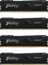 Kingston FURY Beast UDIMM 128GB Kit, DDR4-3600, CL18-22-22, 2RX8