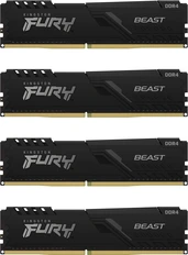 Kingston FURY Beast UDIMM 32GB Kit, DDR4-2666, CL16-18-18, 1RX8