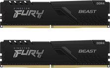 Kingston FURY Beast UDIMM 16GB Kit, DDR4-3200, CL16-18-18, 1RX8