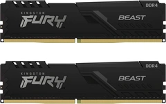 Kingston FURY Beast UDIMM 64GB Kit, DDR4-3200, CL16-20-20-39, 2RX8