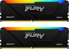 Kingston FURY Beast RGB DIMM Kit 16GB, DDR4-3600, CL17-21-21