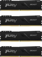 Kingston FURY Beast DIMM Kit 128GB, DDR4-3200, CL16-20-20