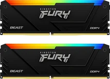Kingston FURY Beast RGB DIMM Kit 16GB, DDR4-2666, CL16-18-18