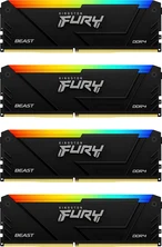 Kingston FURY Beast RGB DIMM Kit 32GB, DDR4-3200, CL16-18-18