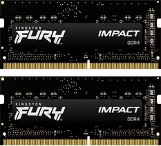 Kingston FURY Impact SO-DIMM 16GB Kit, DDR4-3200, CL20-22-22, 1RX8