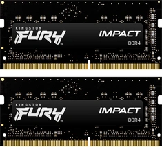 Kingston FURY Impact SO-DIMM 32GB Kit, DDR4-3200, CL20-22-22, 1RX8