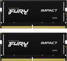 Kingston FURY Impact SO-DIMM Kit 64GB, DDR5-4800, CL38-38-38, on-die ECC