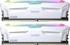 Lexar ARES RGB White DIMM Kit 32GB, DDR5-6400, CL32-38-38-76