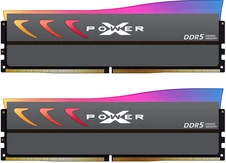 Silicon Power XPOWER Storm RGB gray DIMM Kit 32GB, DDR5-6400, CL32-39-39-102