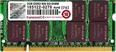 Transcend JetRam SO-DIMM 2GB, DDR2-800, CL5