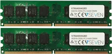 V7 DIMM Kit 4GB, DDR2-800, CL6