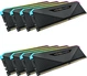 Corsair Vengeance RGB RT Gunmetal UDIMM 256GB Kit, DDR4-3200, CL16-20-20-38
