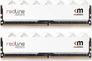 Mushkin Redline White UDIMM 16GB Kit, DDR4-4133, CL19-23-23-43
