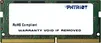 Patriot Signature Line SO-DIMM 8GB, DDR4-2133, CL15-15-15-36