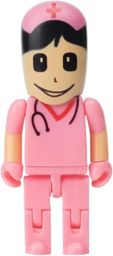 Diverse USB-Sticks Cartoon Krankenschwester rosa 32GB, USB-A 2.0