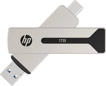 PNY HP 911 Pro Pearl Nickel 1TB, USB-A 3.0/USB-C 3.0